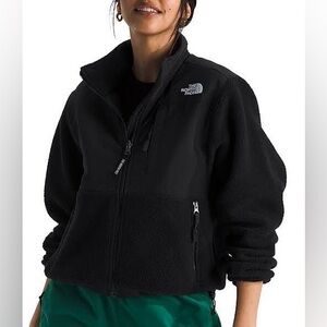 The North Face Denali Black Fleece Jacket Large L EUC